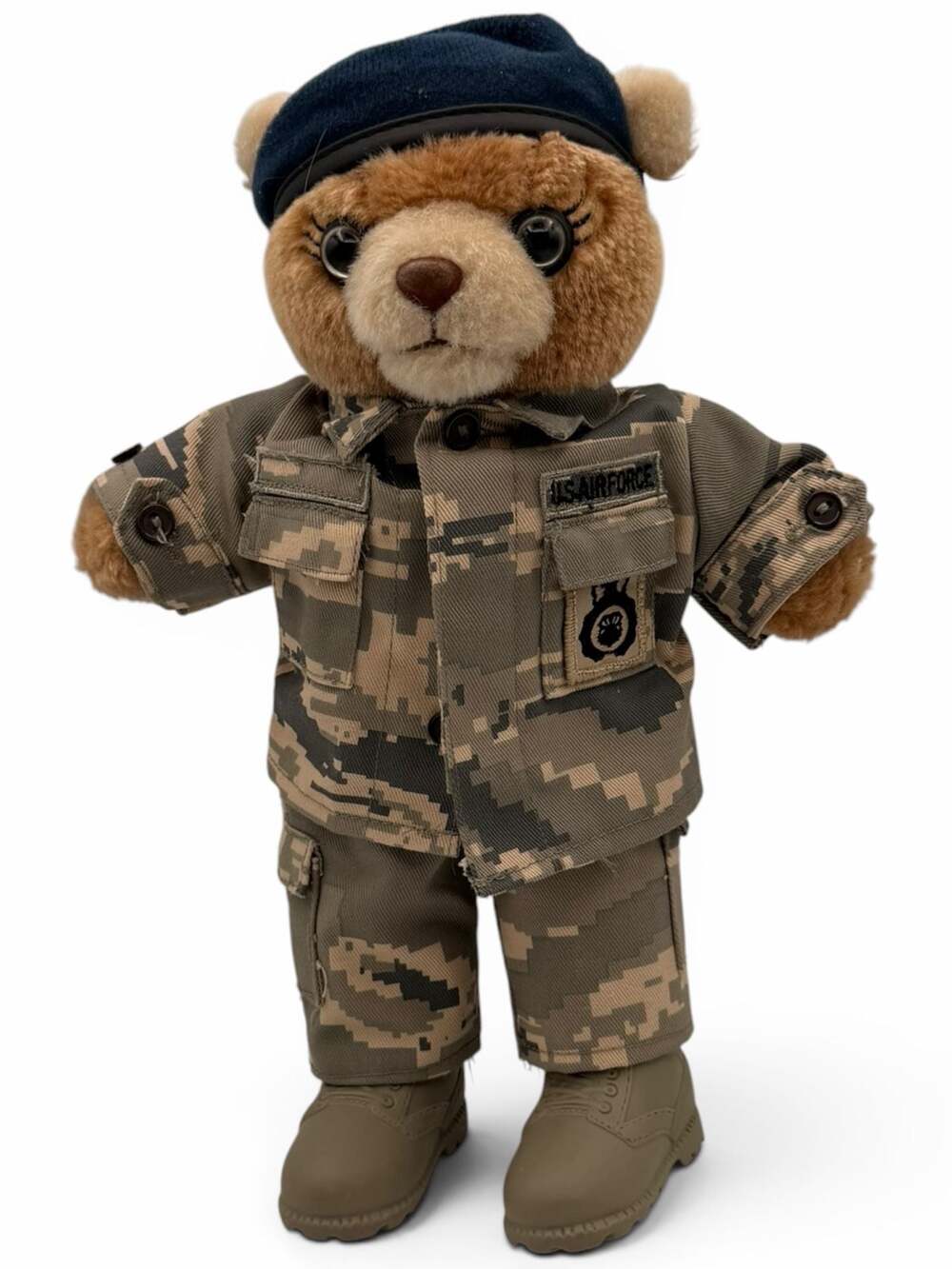 Bear Forces of America US Air Force Teddy Bear in ABU Uniform 12"
